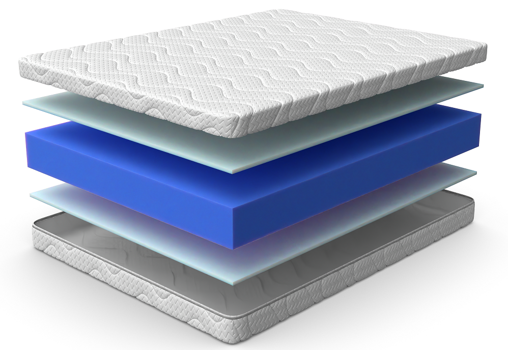 Super Firm V40-300 Foam Mattress - UK Made Reversible Comfort Mattress