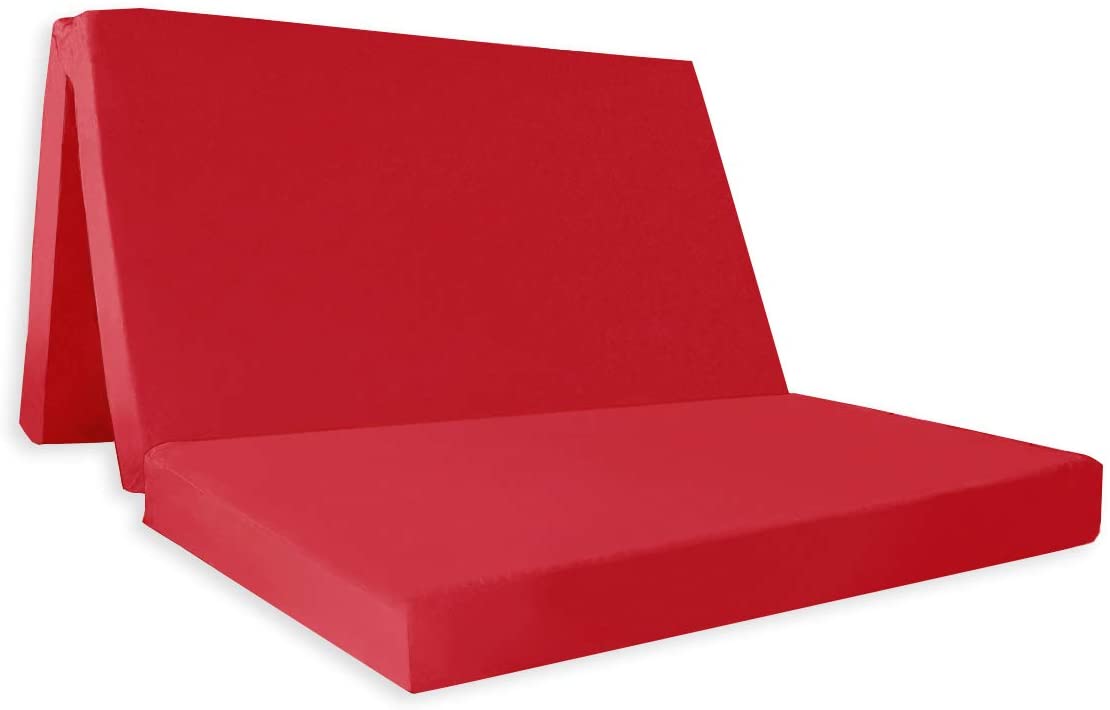 Double Badenia Folding Z-Bed Futon Mattress With Protective Travel Cover
