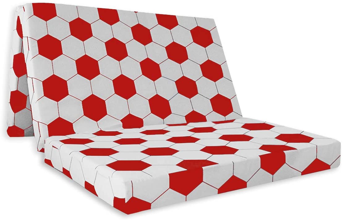 Double Badenia Folding Z-Bed Futon Mattress With Protective Travel Cover