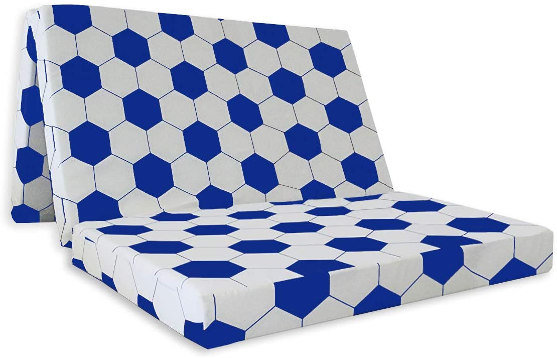 Double Badenia Folding Z-Bed Futon Mattress With Protective Travel Cover