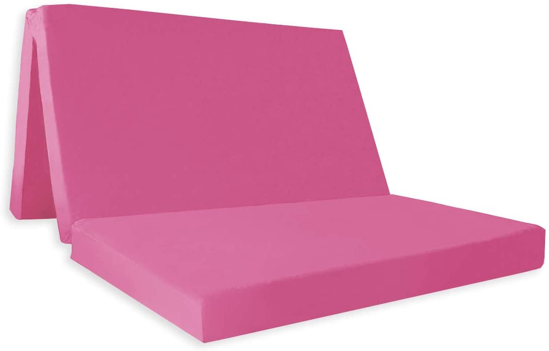 Double Badenia Folding Z-Bed Futon Mattress With Protective Travel Cover