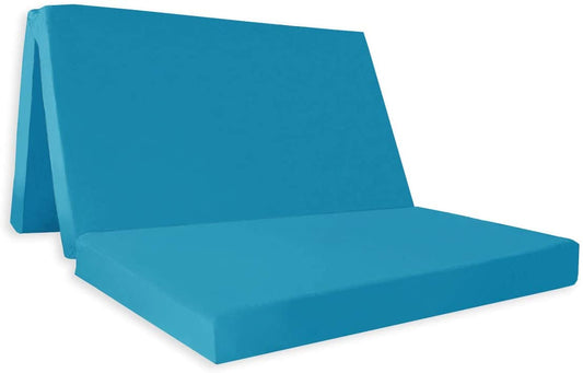 Double Badenia Folding Z-Bed Futon Mattress With Protective Travel Cover