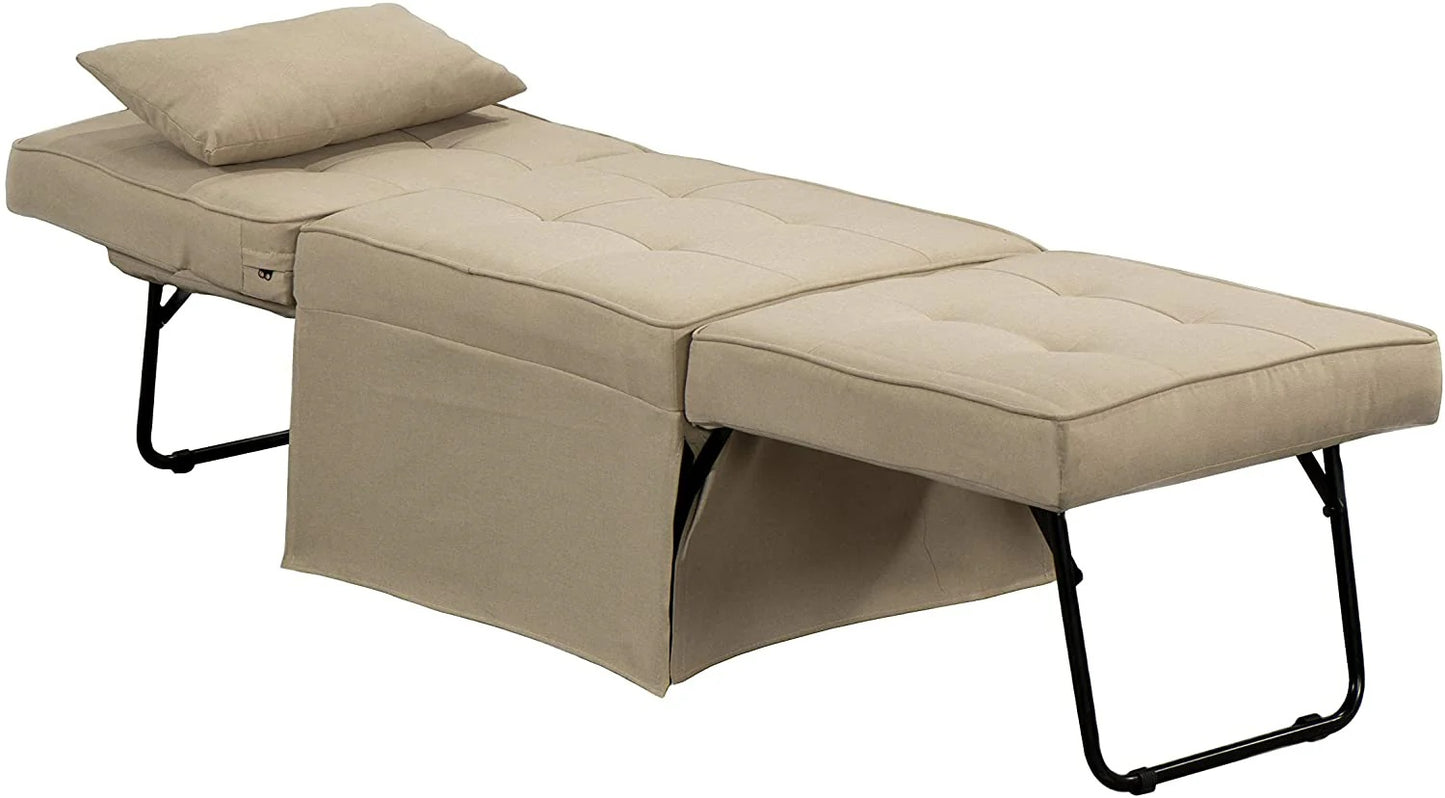 Mito 3-in-1 Travel Chair | Pouffe, Recliner & Guest Bed in One