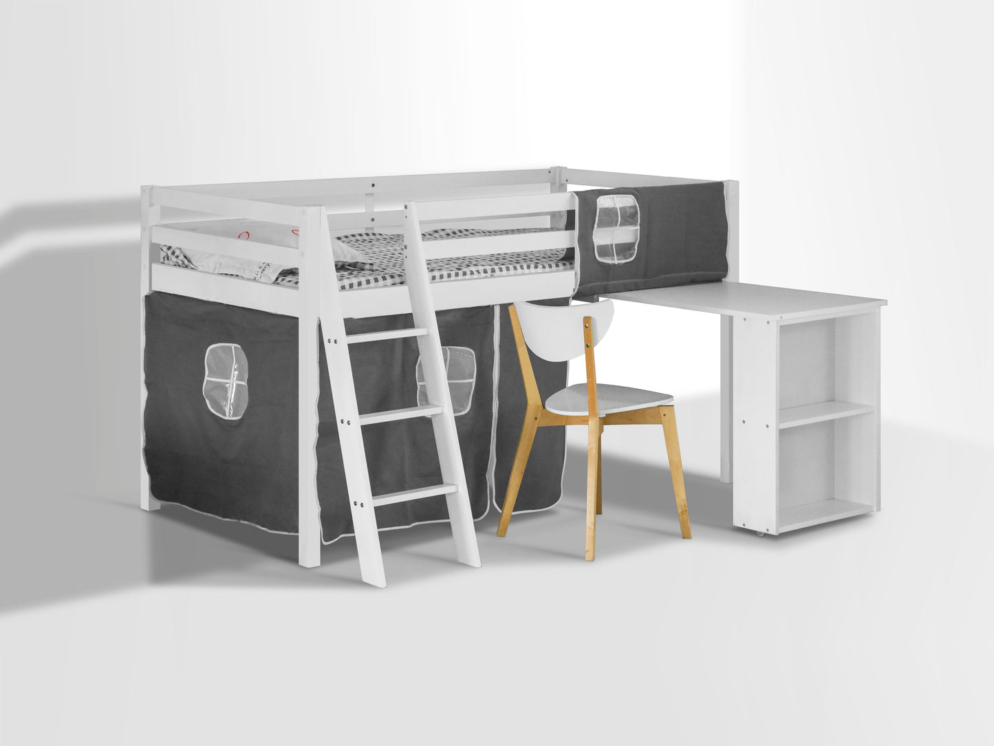 Cosmo Mid Sleeper with Pull Out Desk and Tent