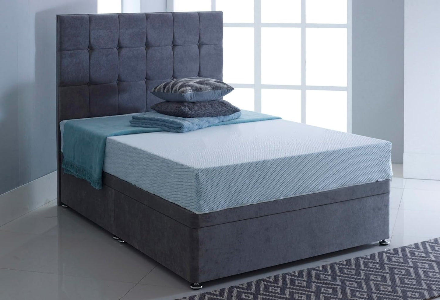 Visco Therapy Water Resistant Luxury Reflex Foam Rolled Mattress with Breathable Cool Touch Cover