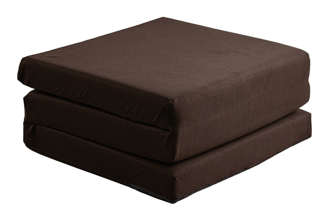 Kids Folding Fabric Futon Mattress - Multiple Colours Available