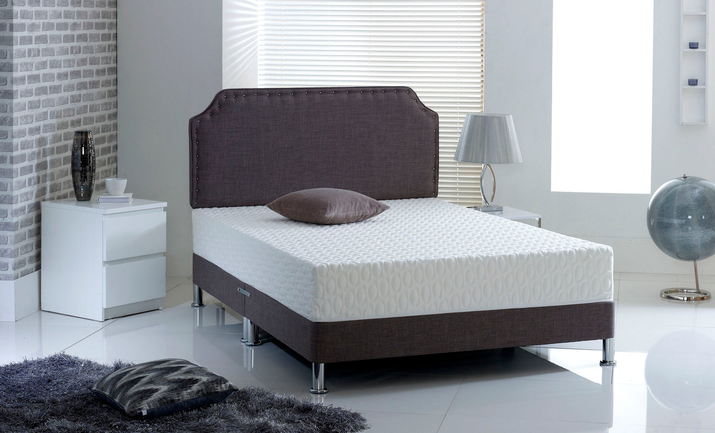 GelTech 5000 Luxury Range Firm Memory Foam Rolled Mattress