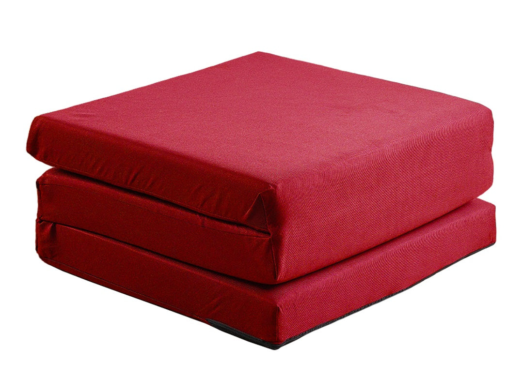 Kids Folding Fabric Futon Mattress - Multiple Colours Available