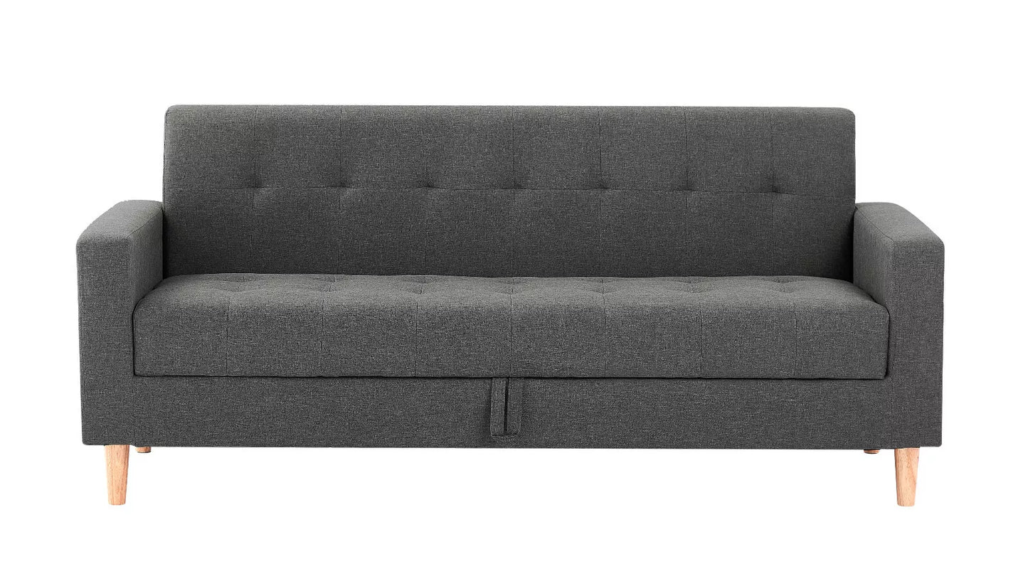 Modern Smart Sofa in a Box, Fabric Sofa with Hidden Storage - 2 & 3 Seater
