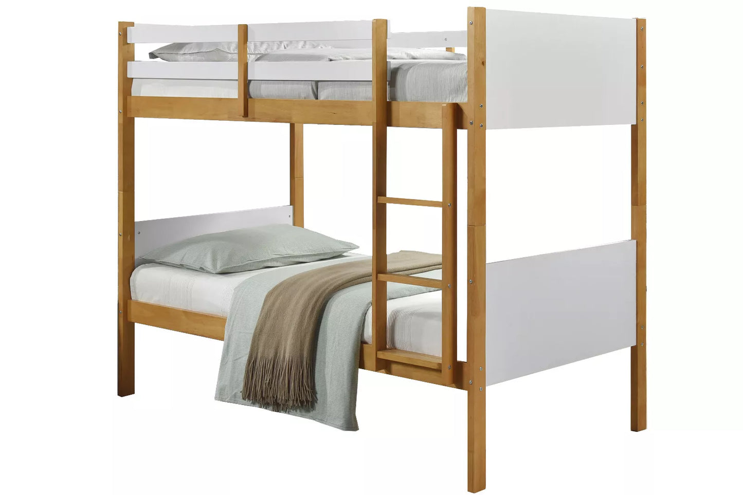 Diablo Solid Wooden Bunk Bed, Children's Bedroom Furniture, Mattress Optional