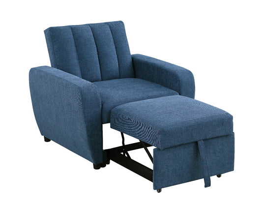 Gibson 1-Seater Fabric Chair Bed – Compact, Stylish & Guest-Ready