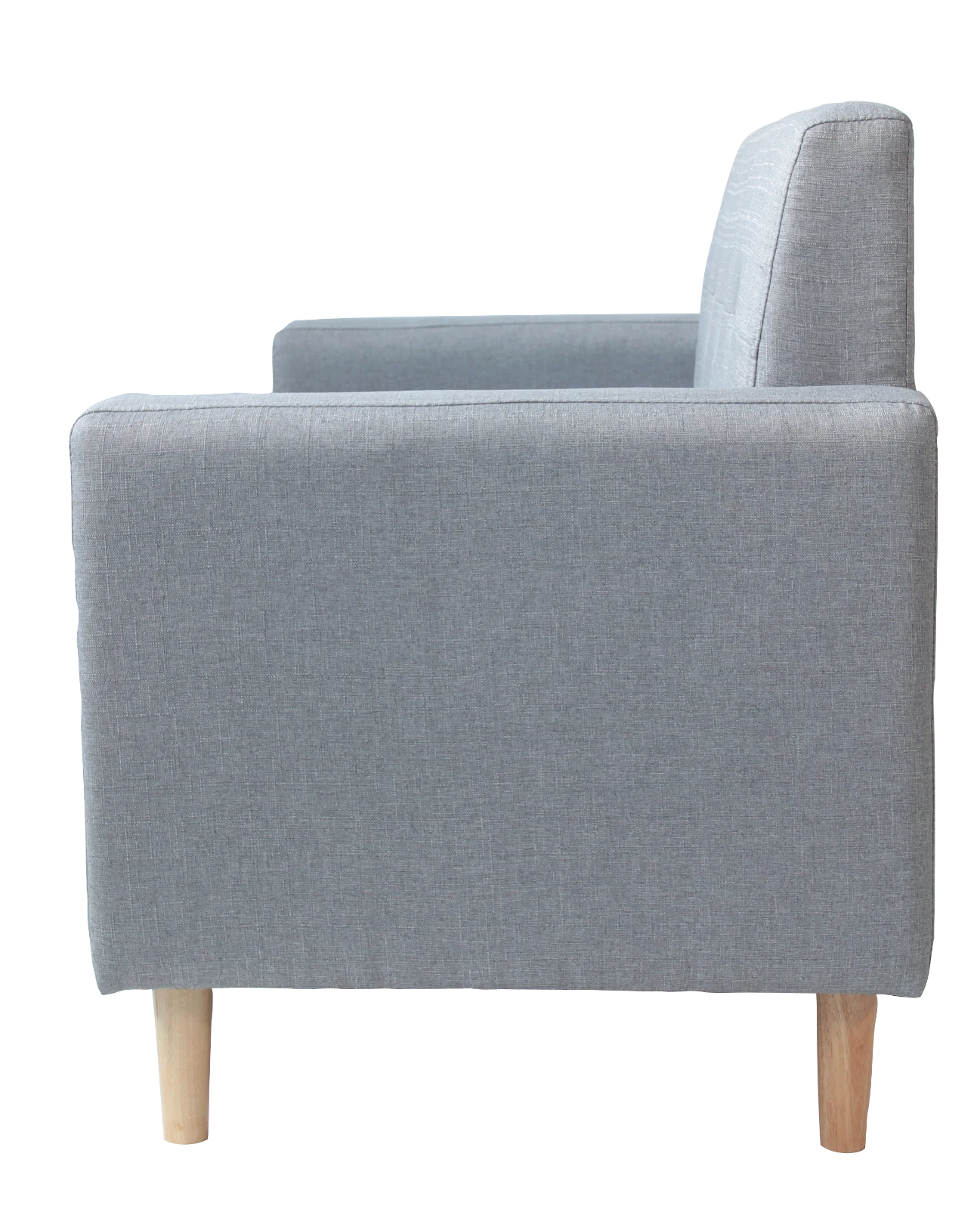Modern Smart Sofa, Compact 2 Seater - Wooden legs & Hidden Storage-2 Colors