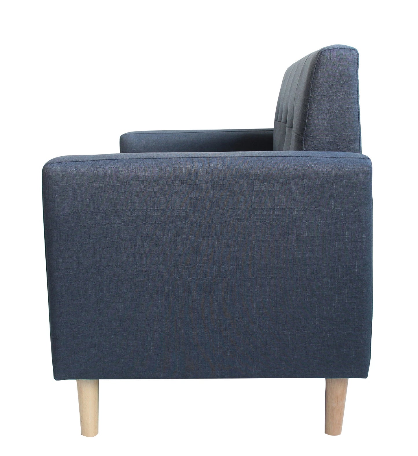 Modern Smart Sofa, Compact 2 Seater - Wooden legs & Hidden Storage-2 Colors