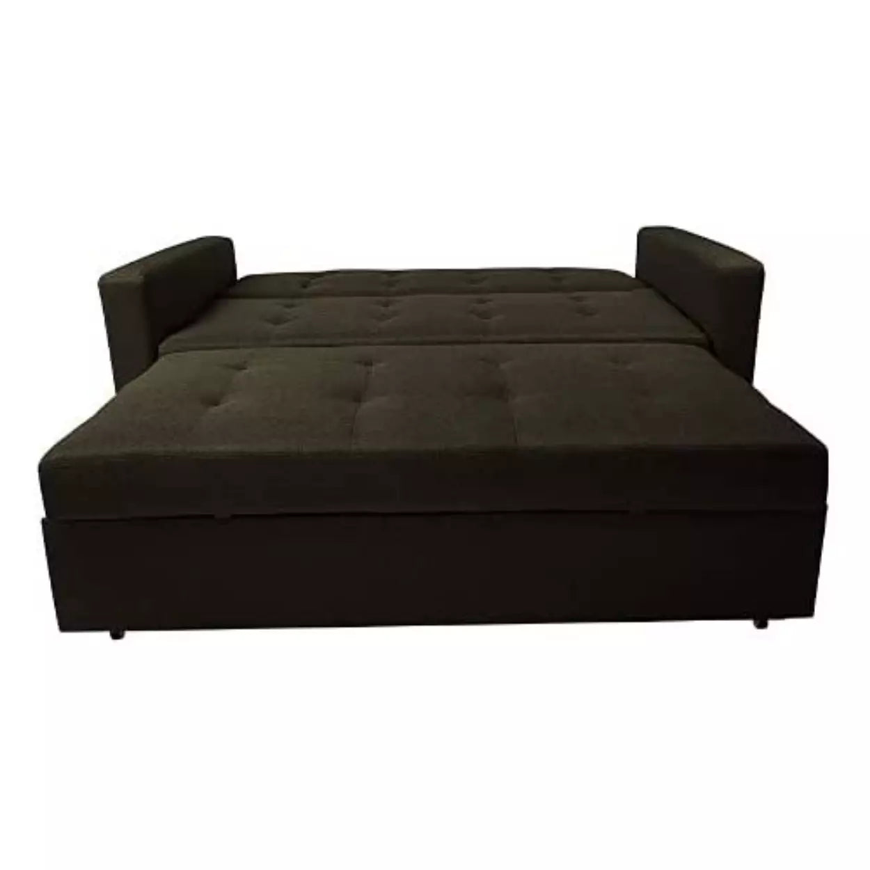 Fabric 2 Seater Double Sleep Grey, Brown & Lime Omari Modern Stylish (SOFA BED)