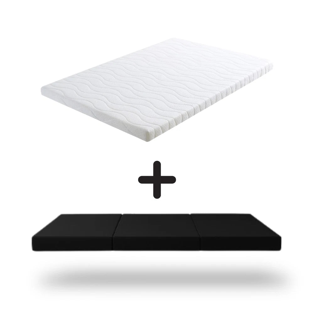 Caravan Camper Van Small Single 5cm (2") Memory Foam Mattress w/Cover