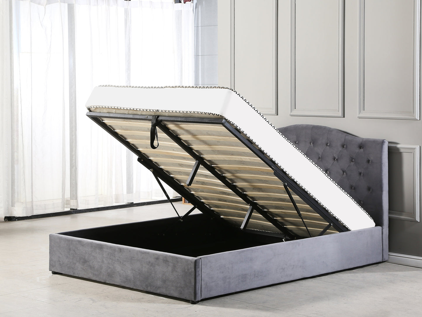 Willow Ottoman Gas Lift Storage Bed (Various Sizes)