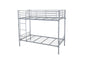 Lynton Metal Bunk Bed with Mesh Base | Split into 2 Singles | Silver Frame 3FT