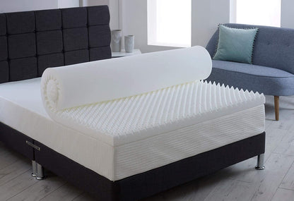 2" Egg Profile Memory Foam Mattress Topper