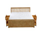 Mission Waxed Pine Wooden Storage Bed Frame - 3ft Single, 4ft Small Double and 4ft6 Double