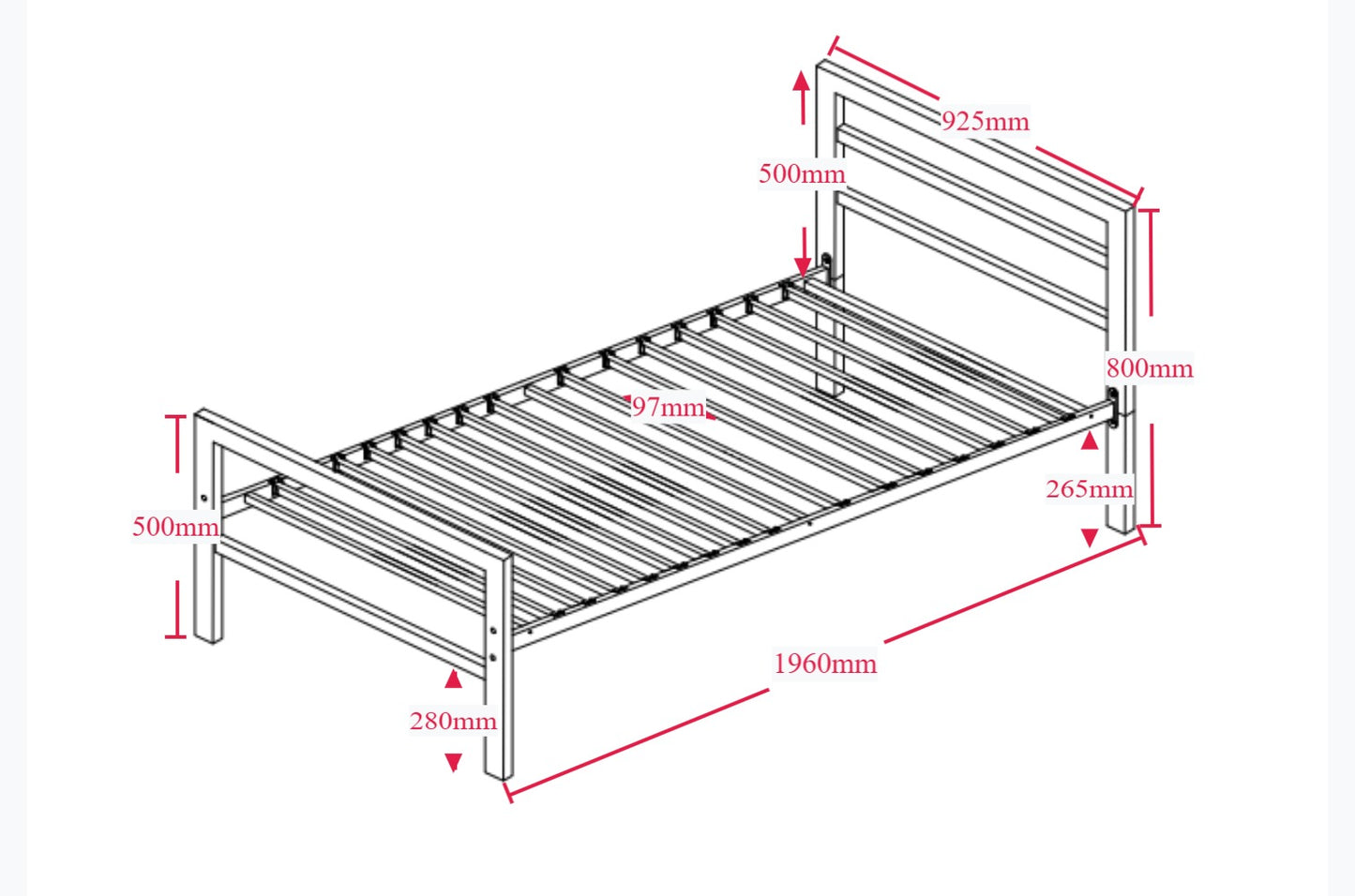 City Heavy-Duty Bed Frame – The Ultimate Blend of Strength, Style & Sleep Comfort