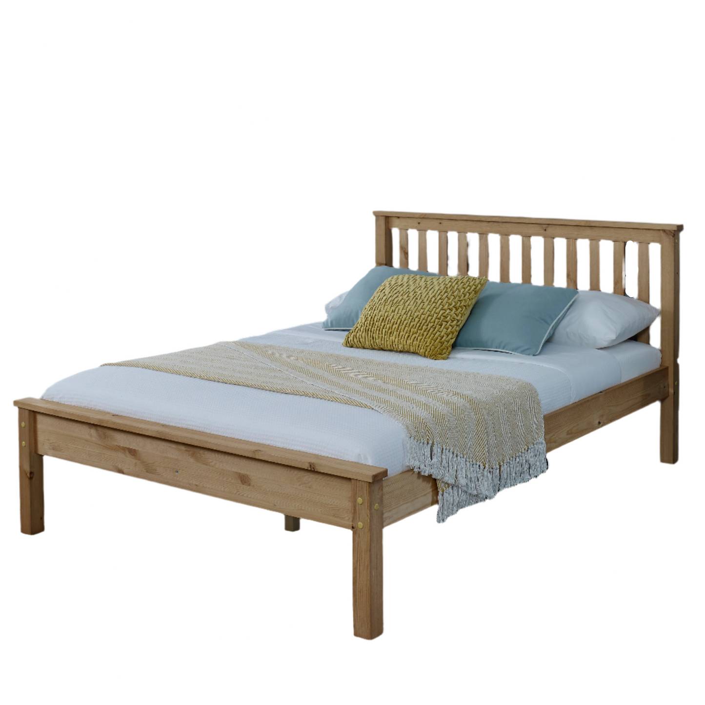 Chester Pine Wooden Bed Frame – Single, Small Double, Double & King Sizes | Optional Storage Drawers