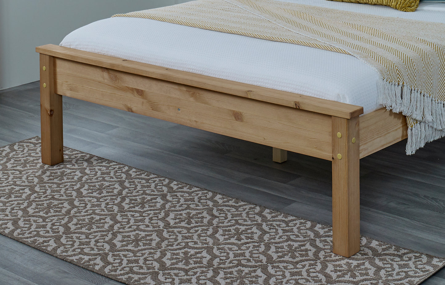 Chester Pine Wooden Bed Frame – Single, Small Double, Double & King Sizes | Optional Storage Drawers