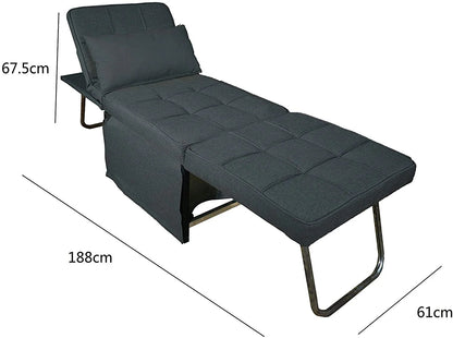 Mito 3-in-1 Travel Chair | Pouffe, Recliner & Guest Bed in One