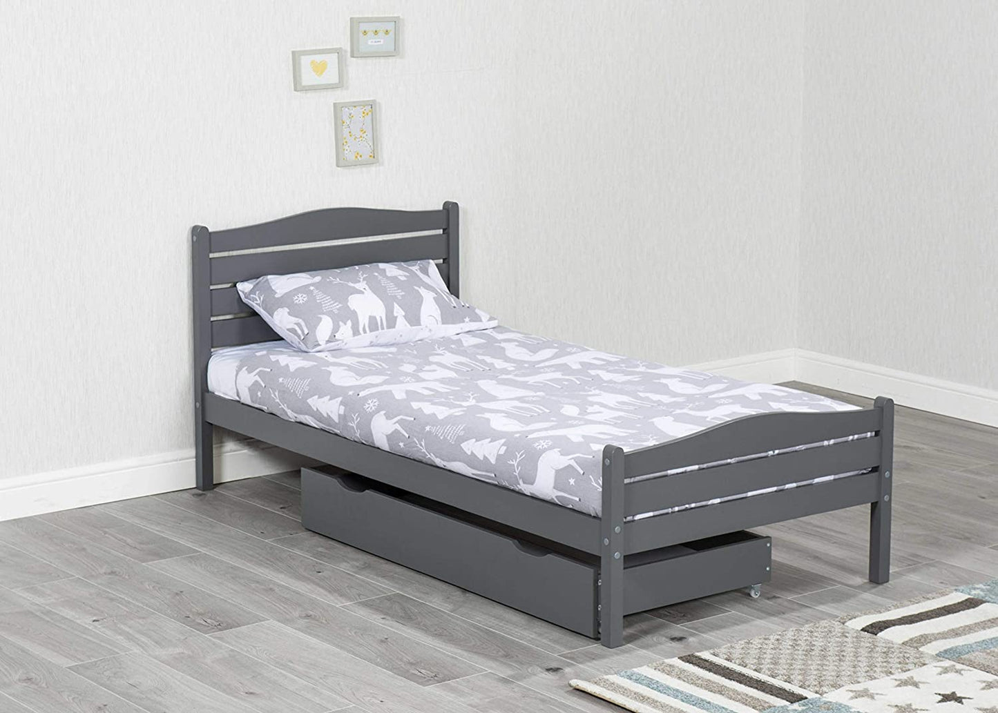 Foshan Wooden Bed Frame (Under Bed Drawer Available)