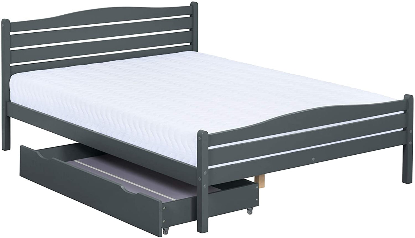 Foshan Wooden Bed Frame (Under Bed Drawer Available)