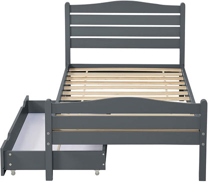 Foshan Wooden Bed Frame (Under Bed Drawer Available)