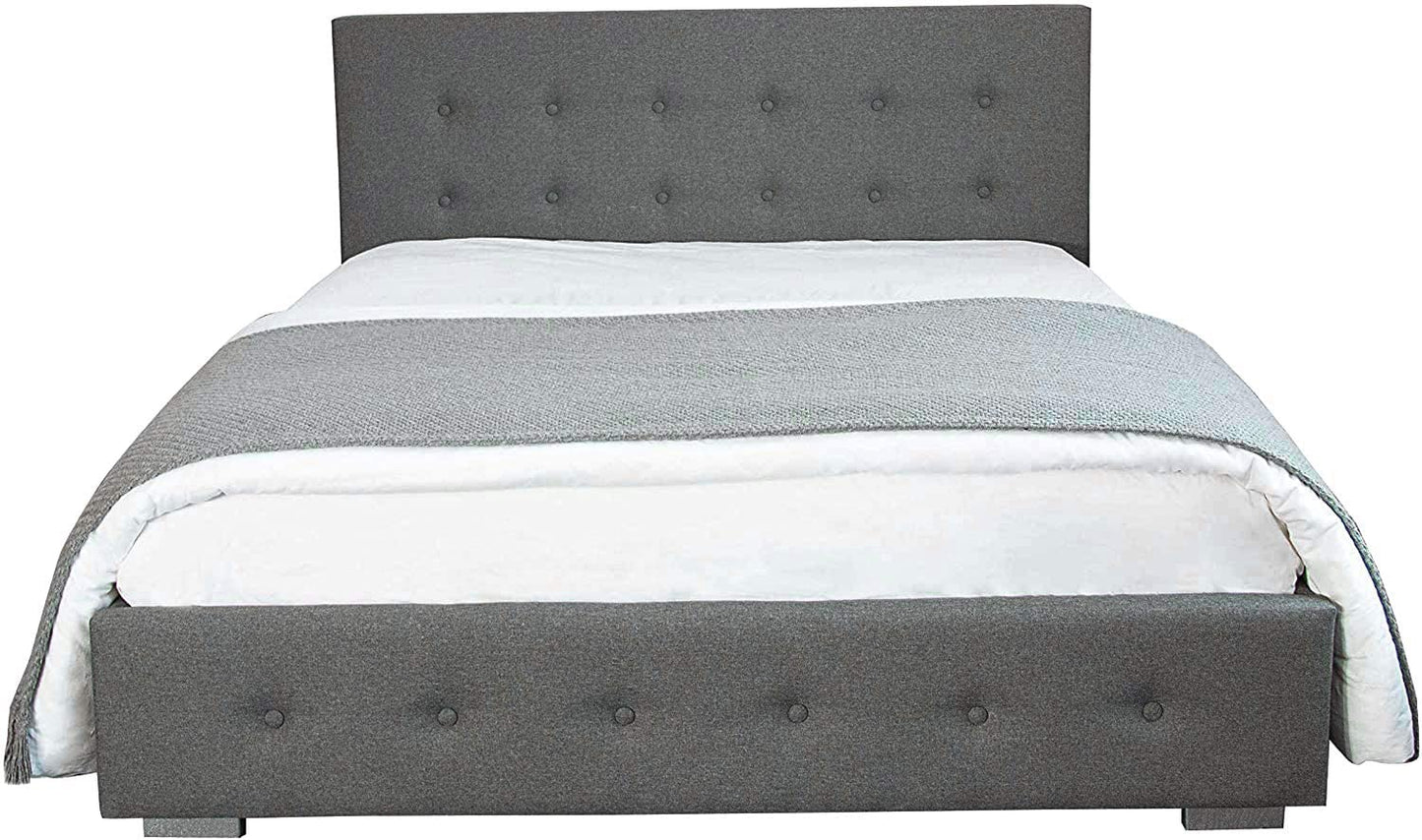 Bath Ottoman Gas Lift Fabric Storage Bed (Various Sizes)