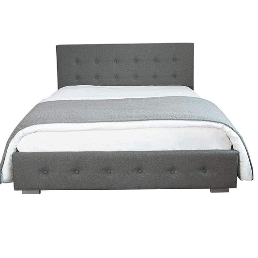 Bath Ottoman Gas Lift Fabric Storage Bed (Various Sizes)