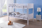 Bedford White Wooden Bunk Bed | Converts into Two Single Beds | Optional Underbed Storage Drawers