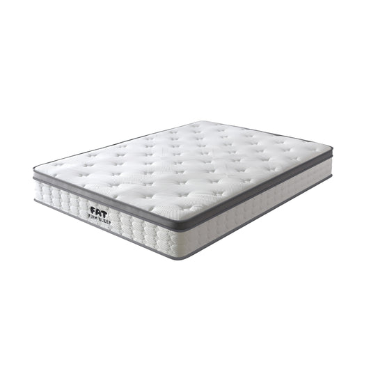 FAT Sleep Firm 25cm Bonnell Spring Mattress | 4cm Support Foam | Orthopaedic | 4 Sizes