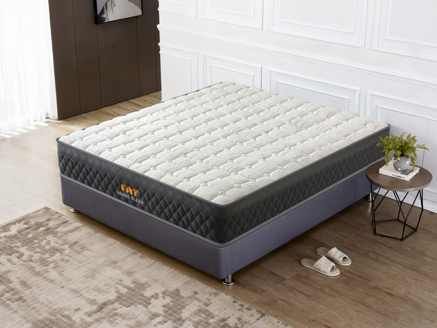 GRAND 25cm Pocket Spring Mattress with Copper Fabric – Premium Support & Breathability