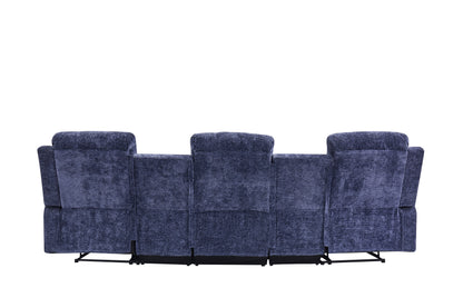 Nova 3-Seater Recliner Sofa – Manual Recliners | USB Ports | Cupholders | Hidden Storage