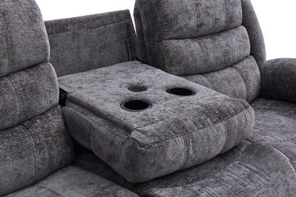 Roma Recliner Sofa with USB Charger & Cup Holders | Never Leave Your Seat