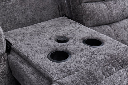 Roma Recliner Sofa with USB Charger & Cup Holders | Never Leave Your Seat