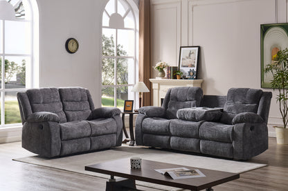 Roma Recliner Sofa with USB Charger & Cup Holders | Never Leave Your Seat