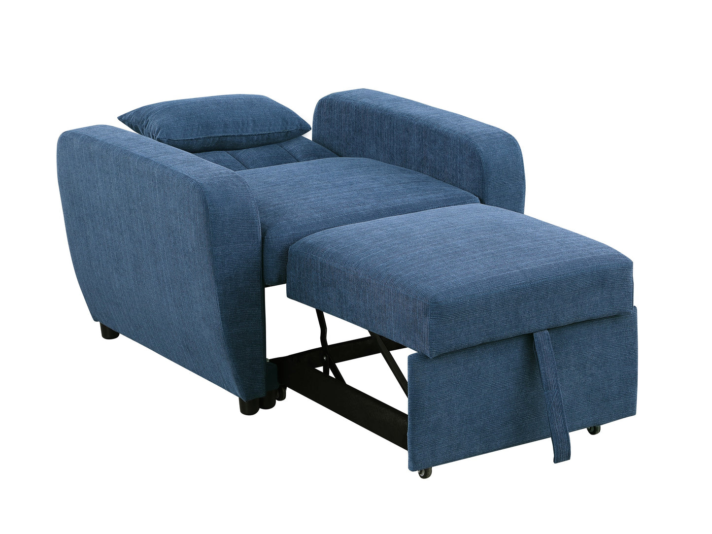 Gibson Modern Fabric 1 Seater Chair Bed with Pillow - Stylish, Smart ,Ultra-Comfortable