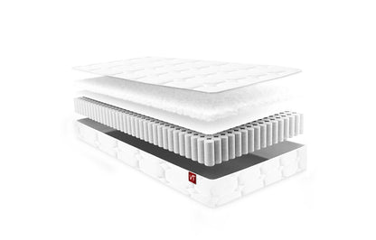 Little Champ Pocket Spring Mattress with Taped Edged, White
