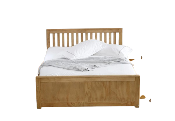 4FT6 Mission Wooden Storage Bed Frame