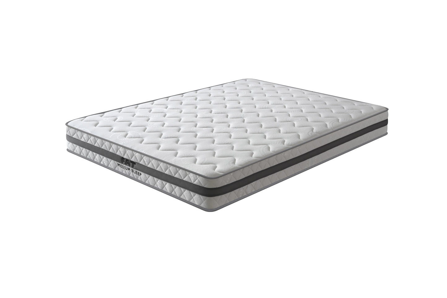 FAT Sleep Medium Firm 20cm Mattress | Tight Top Bonnell Spring | 2.3mm Wire | 4 Sizes
