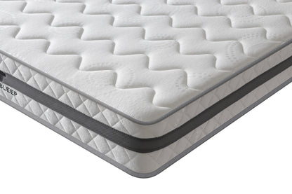 FAT Sleep Medium Firm 20cm Mattress | Tight Top Bonnell Spring | 2.3mm Wire | 4 Sizes