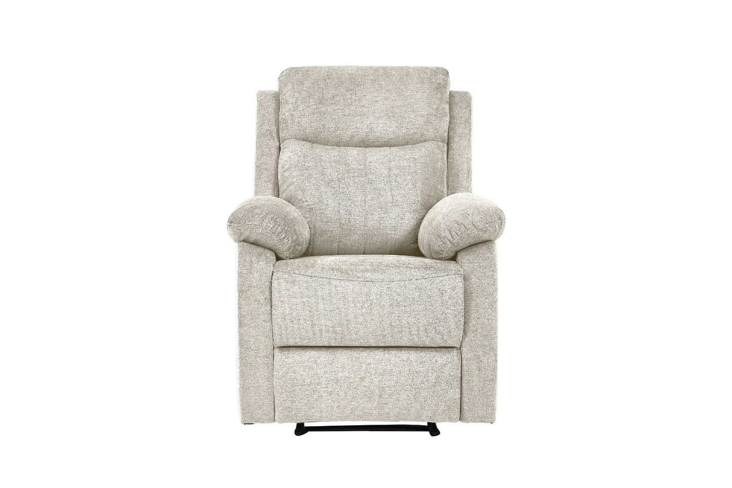 Dexter 3 Piece Recliner Sofa Set 1 2 3 Seater Fabric Manual Settee 3 Colours
