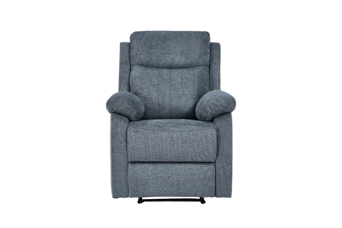 Dexter 3 Piece Recliner Sofa Set 1 2 3 Seater Fabric Manual Settee 3 Colours