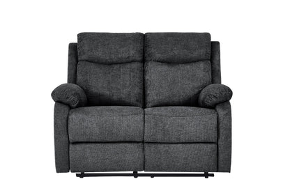 Dexter 3 Piece Recliner Sofa Set 1 2 3 Seater Fabric Manual Settee 3 Colours
