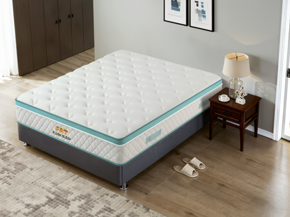 PLUSH 28cm Pocket Spring Mattress with Cooling Gel Memory Foam – Luxury Comfort