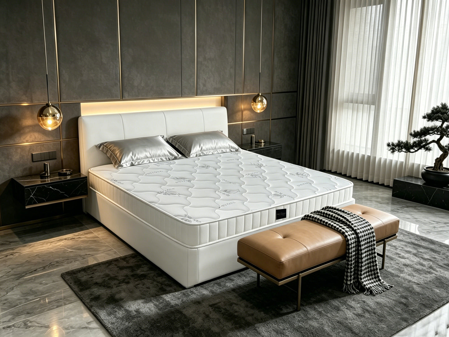 ProSleep Rock Flex Extra Firm Orthopaedic High Density Foam Mattress | 15cm & 25cm | Aloe Vera Fabric