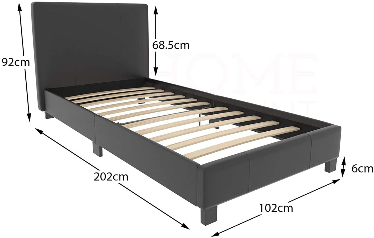 Prado PU Leather Bedstead